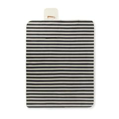Vue VINGA Couverture de pique-nique en rPET GRS Alba de couleur noir| Krokrodeal