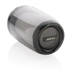 Vue Enceinte Lightboom 5W en plastique recyclé RCS de couleur noir| Krokrodeal
