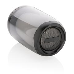 Vue Enceinte Lightboom 5W en plastique recyclé RCS de couleur noir| Krokrodeal