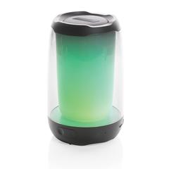 Vue Enceinte Lightboom 5W en plastique recyclé RCS de couleur noir| Krokrodeal