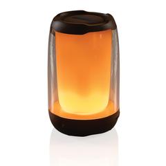Vue Enceinte Lightboom 5W en plastique recyclé RCS de couleur noir| Krokrodeal
