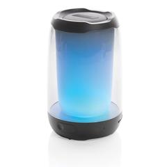 Vue Enceinte Lightboom 5W en plastique recyclé RCS de couleur noir| Krokrodeal