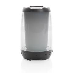 Vue Enceinte Lightboom 5W en plastique recyclé RCS de couleur noir| Krokrodeal