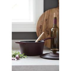 Vue VINGA Marmite en fonte émaillée 1,9L Monte de couleur rouge| Krokrodeal