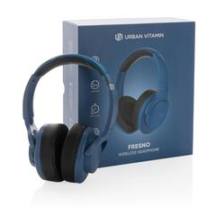 Vue Casque sans fil Urban Vitamin Fresno de couleur bleu| Krokrodeal