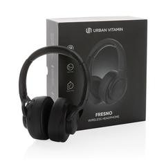 Vue Casque sans fil Urban Vitamin Fresno de couleur noir| Krokrodeal