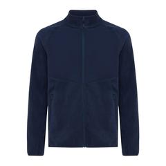 Vue Polaire à zip en polyester recyclé Iqoniq Talung de couleur bleu| Krokrodeal