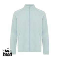 Vue Polaire à zip en polyester recyclé Iqoniq Talung de couleur vert| Krokrodeal