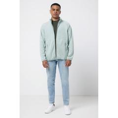 Vue Polaire à zip en polyester recyclé Iqoniq Talung de couleur vert| Krokrodeal
