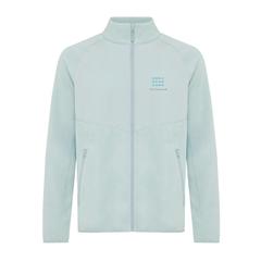 Vue Polaire à zip en polyester recyclé Iqoniq Talung de couleur vert| Krokrodeal