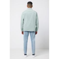 Vue Polaire à zip en polyester recyclé Iqoniq Talung de couleur vert| Krokrodeal