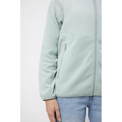 Vue Polaire à zip en polyester recyclé Iqoniq Talung de couleur vert| Krokrodeal