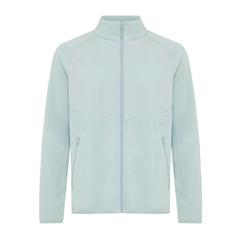 Vue Polaire à zip en polyester recyclé Iqoniq Talung de couleur vert| Krokrodeal