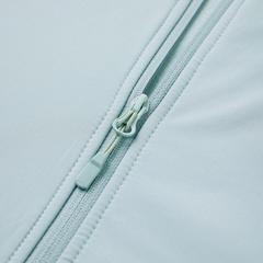 Vue Polaire à zip en polyester recyclé Iqoniq Talung de couleur vert| Krokrodeal