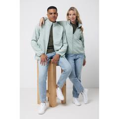 Vue Polaire à zip en polyester recyclé Iqoniq Talung de couleur vert| Krokrodeal