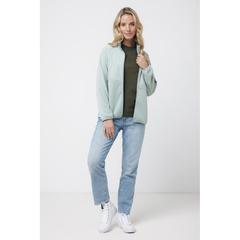 Vue Polaire à zip en polyester recyclé Iqoniq Talung de couleur vert| Krokrodeal