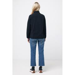 Vue Polaire à zip en polyester recyclé Iqoniq Talung de couleur noir| Krokrodeal
