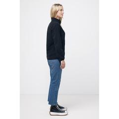 Vue Polaire à zip en polyester recyclé Iqoniq Talung de couleur noir| Krokrodeal