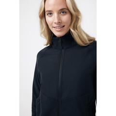 Vue Polaire à zip en polyester recyclé Iqoniq Talung de couleur noir| Krokrodeal