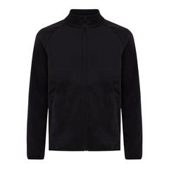 Vue Polaire à zip en polyester recyclé Iqoniq Talung de couleur noir| Krokrodeal