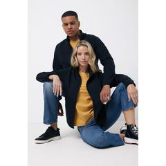 Vue Polaire à zip en polyester recyclé Iqoniq Talung de couleur noir| Krokrodeal