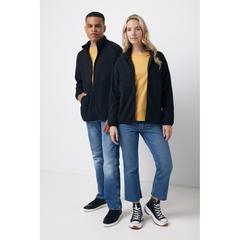 Vue Polaire à zip en polyester recyclé Iqoniq Talung de couleur noir| Krokrodeal