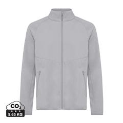 Vue Polaire à zip en polyester recyclé Iqoniq Talung de couleur gris| Krokrodeal