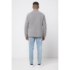 Vue Polaire à zip en polyester recyclé Iqoniq Talung de couleur gris| Krokrodeal