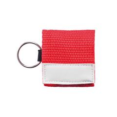Vue Pochette premiers secours de couleur rouge| Krokrodeal