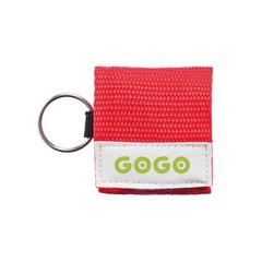Vue Pochette premiers secours de couleur rouge| Krokrodeal