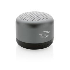 Vue Enceinte sans fil 5W en aluminium recyclé RCS Terra de couleur gris| Krokrodeal