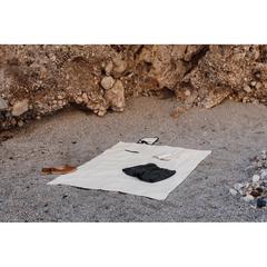 Vue VINGA Couverture pique-nique en toile AWARE™ Volonne de couleur blanc| Krokrodeal