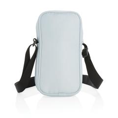Vue Sac isotherme à bandoulière Tierra de couleur bleu| Krokrodeal