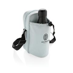 Vue Sac isotherme à bandoulière Tierra de couleur bleu| Krokrodeal