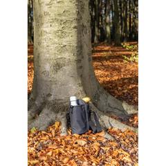Vue Sac isotherme à bandoulière Tierra de couleur noir| Krokrodeal