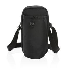 Vue Sac isotherme à bandoulière Tierra de couleur noir| Krokrodeal