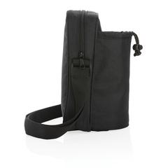Vue Sac isotherme à bandoulière Tierra de couleur noir| Krokrodeal