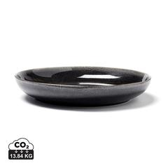Vue VINGA Set de 2 assiettes 20cm Nomimono de couleur noir| Krokrodeal