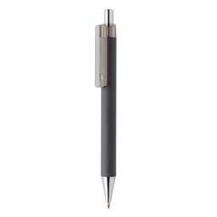 Vue Stylo X8 finition gomme de couleur gris| Krokrodeal