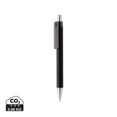 Vue Stylo X8 finition gomme de couleur noir| Krokrodeal