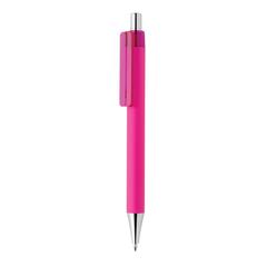 Vue Stylo X8 finition gomme de couleur rose| Krokrodeal