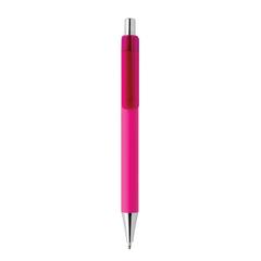 Vue Stylo X8 finition gomme de couleur rose| Krokrodeal