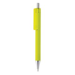 Vue Stylo X8 finition gomme de couleur vert| Krokrodeal