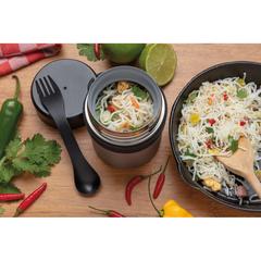 Vue Conteneur à aliments Bogota avec revêtement céramique de couleur gris| Krokrodeal