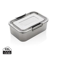 Vue Lunch box étanche en acier inoxydable recyclé RCS de couleur gris| Krokrodeal
