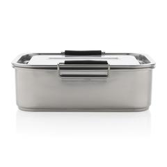 Vue Lunch box étanche en acier inoxydable recyclé RCS de couleur gris| Krokrodeal