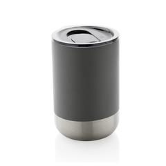 Vue Mug en acier inoxydable recyclé RCS de couleur gris| Krokrodeal