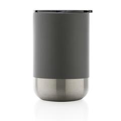 Vue Mug en acier inoxydable recyclé RCS de couleur gris| Krokrodeal