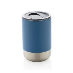 Vue Mug en acier inoxydable recyclé RCS de couleur bleu| Krokrodeal