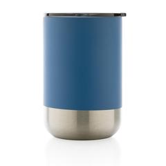 Vue Mug en acier inoxydable recyclé RCS de couleur bleu| Krokrodeal